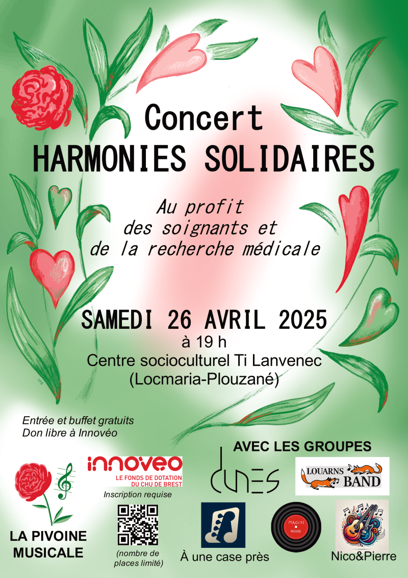 Concert Harmonies Solidaires 26 avril 2025