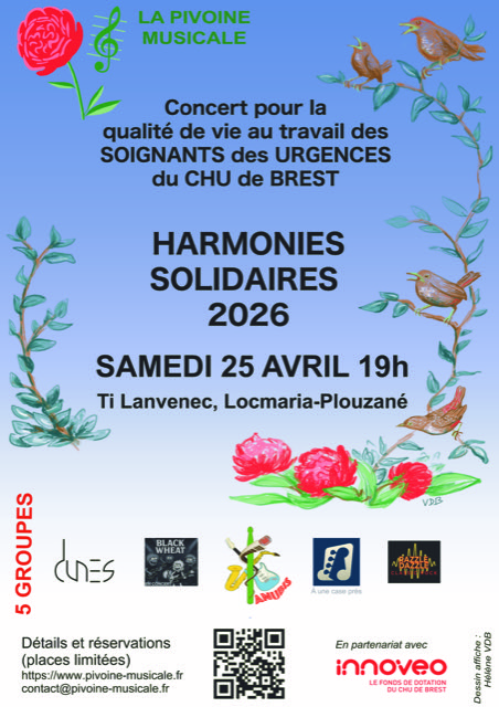 Concert Harmonies Solidaires 25 avril 2026