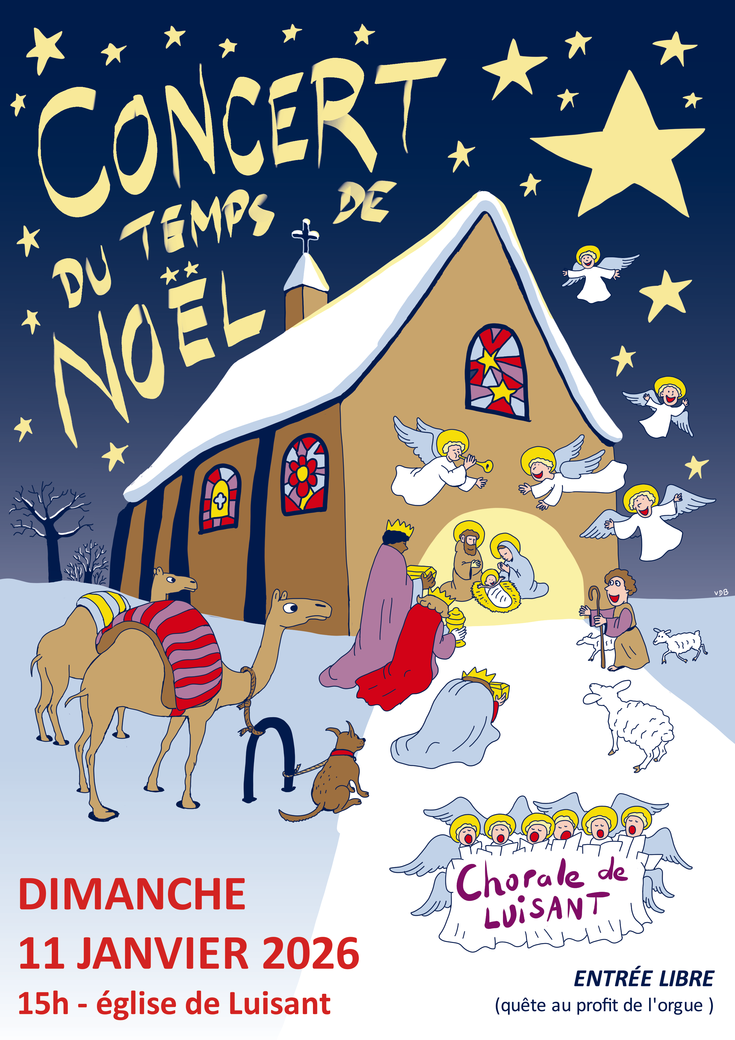 Concert de No&euml;l le 11 janvier 2026