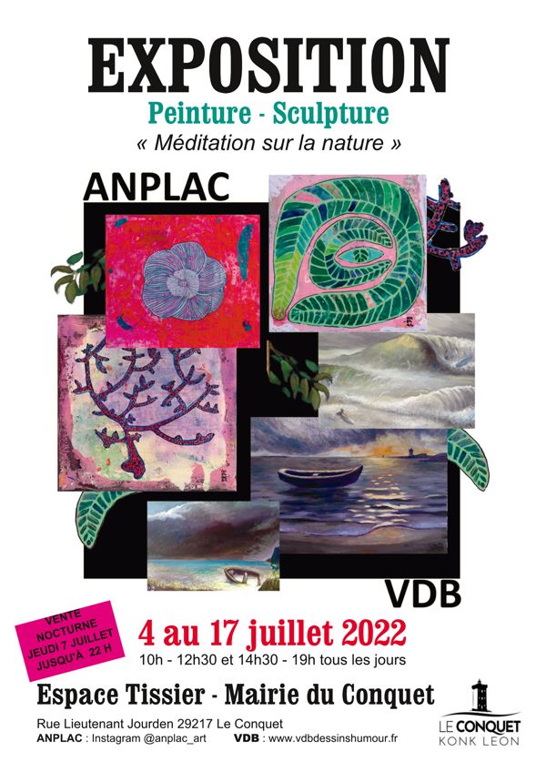 Exposition peinture et sculpture juillet 2022