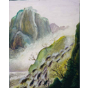 Paysage chinois - huile