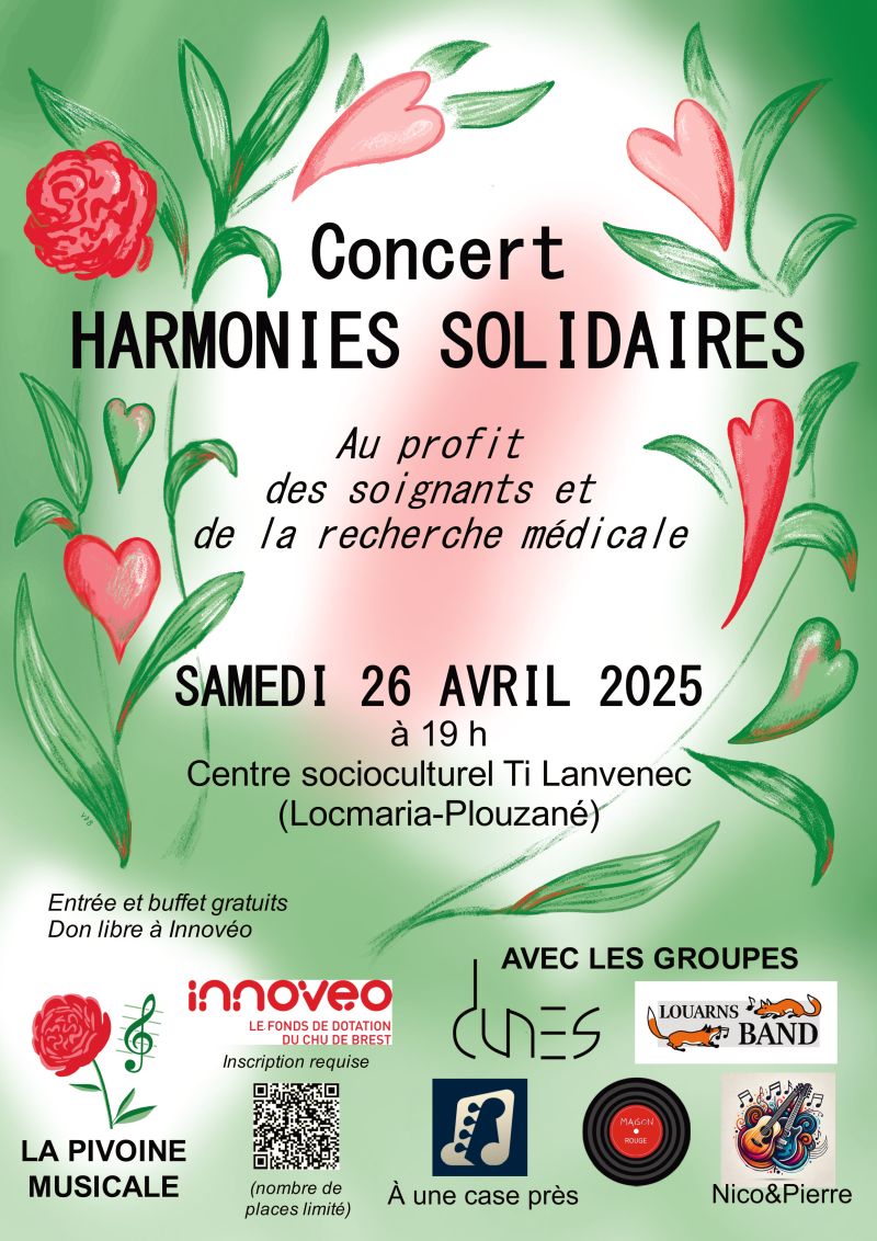 affiche concert Harmonies Solidaires 2025